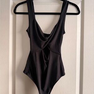Abercrombie & Fitch never worn Black cutout twisted Bodysuit